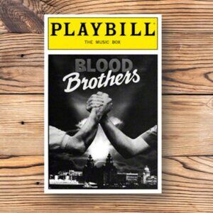 Blood‎ Brothers Playbill Broadway Musical Refrigerator Fridge Locker Magnet